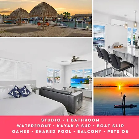 Tiny Home On Waterfront, Bay Views, Deck, Pool Jewfish Exterior photo